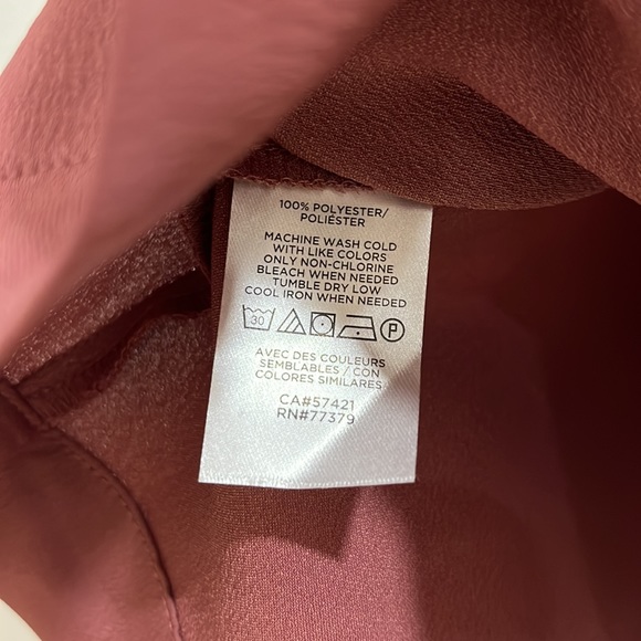 Ann Taylor Mauve Balloon Sleeve Blouse - Picture 5 of 6